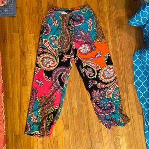 Melissa Paige Colorful palazzo pants